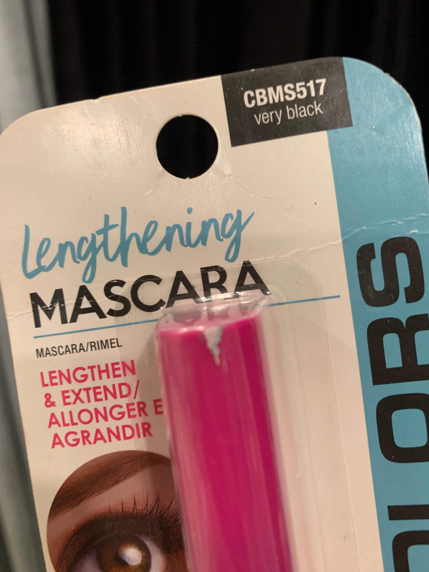 La color lengthening mascara