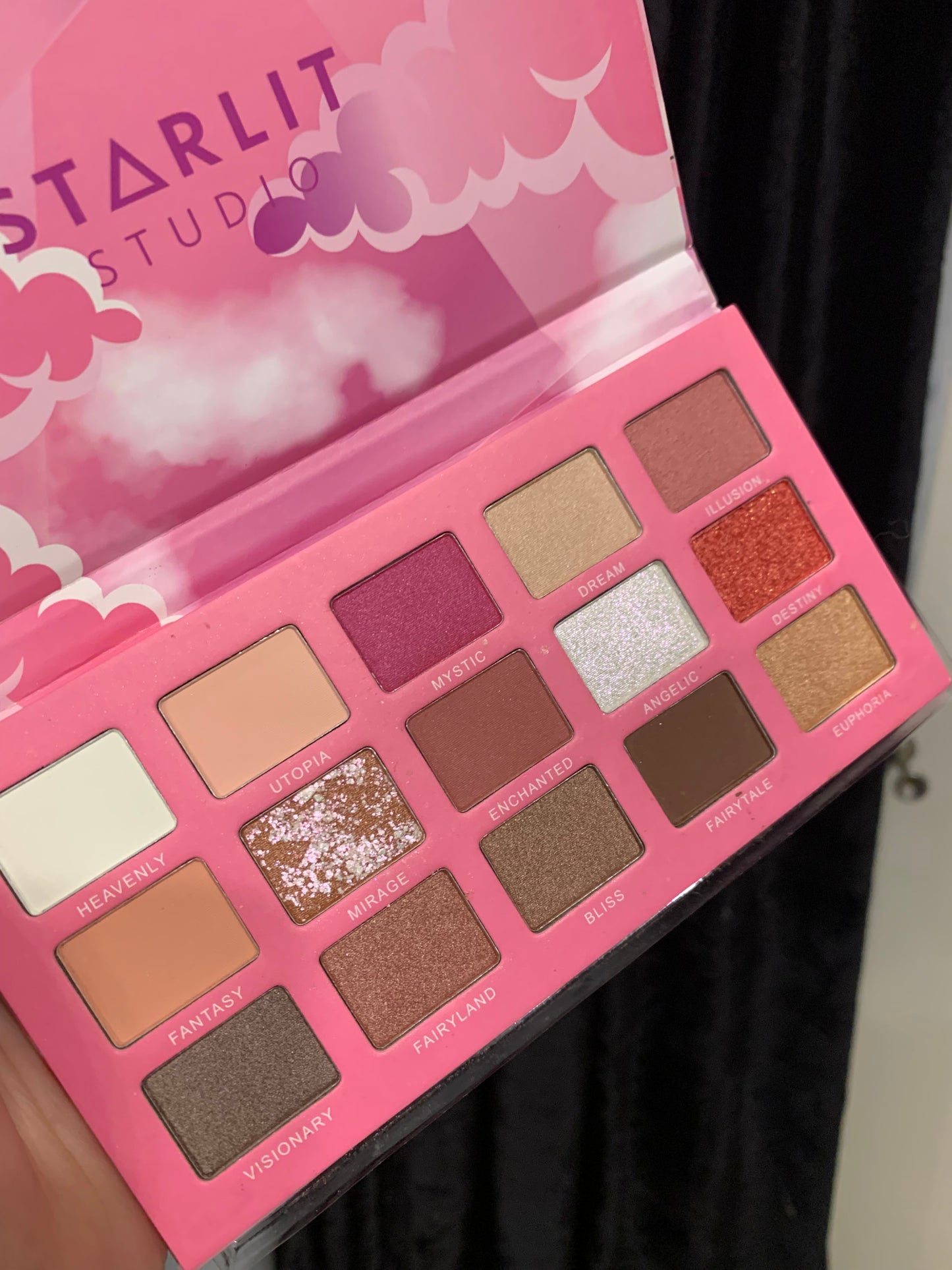 Highly pigmented starlit eyeshadow palette