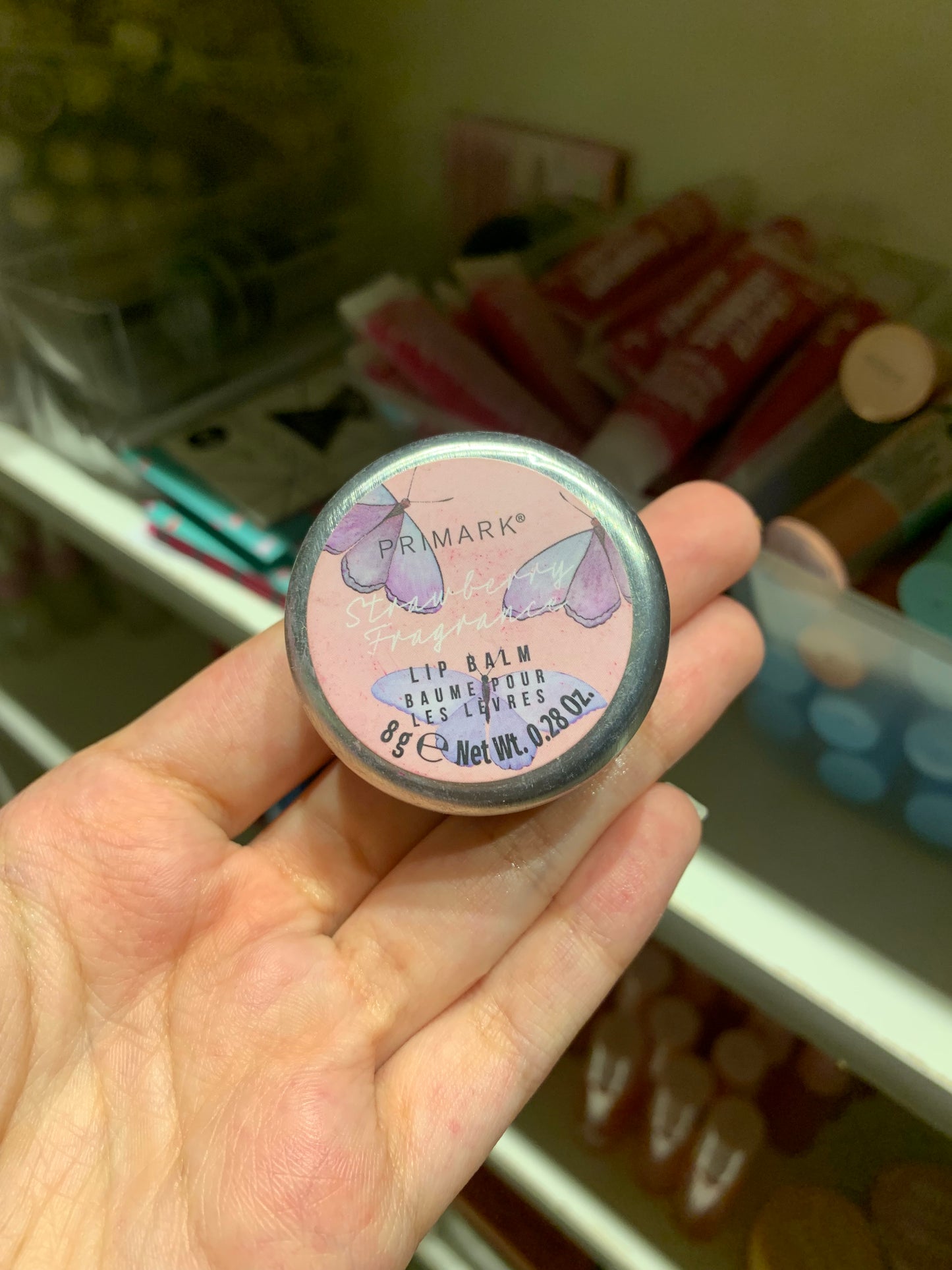 Primark tin lipbalm