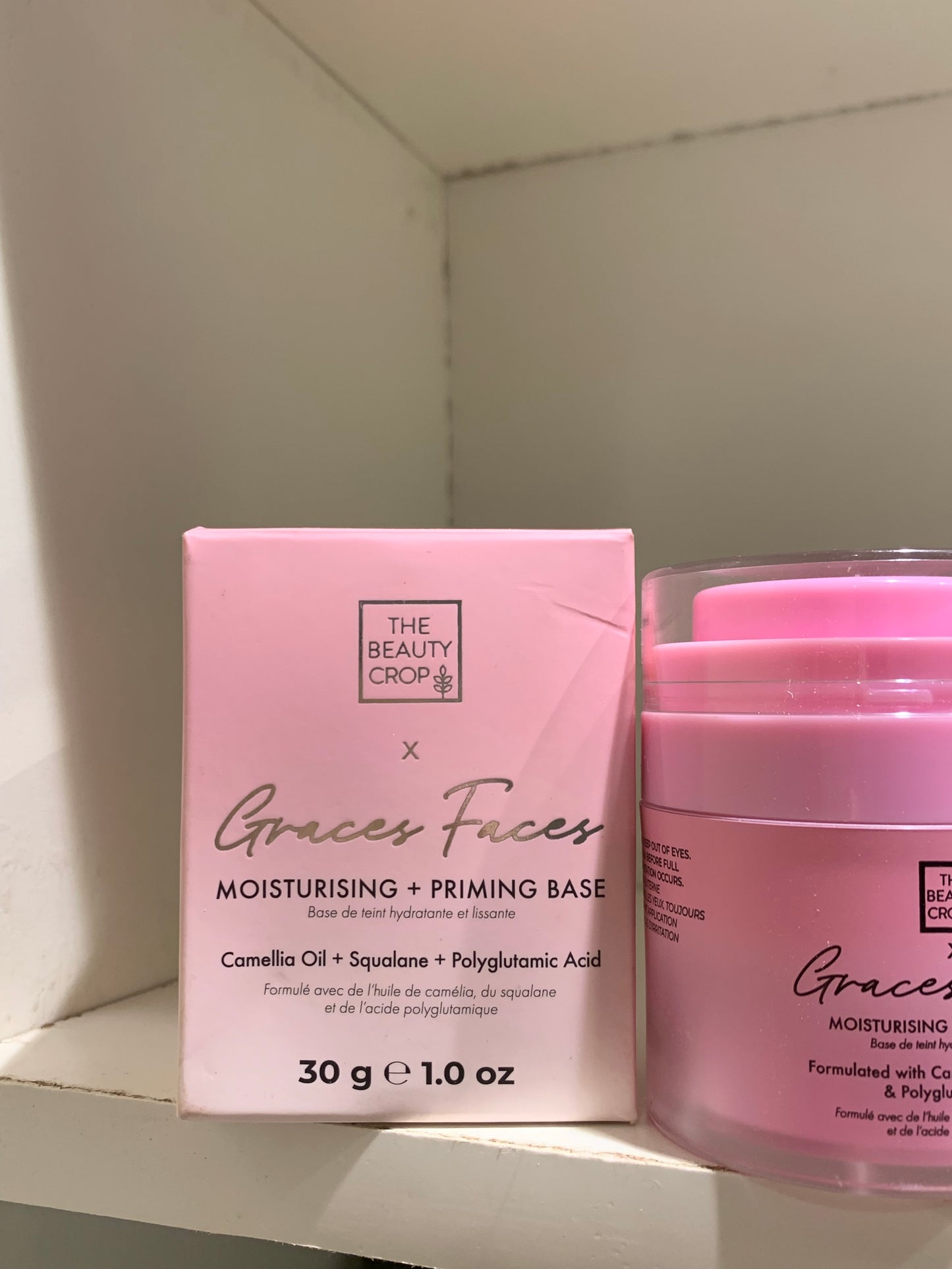 The beauty crop x graces faces moisturising+ priming base