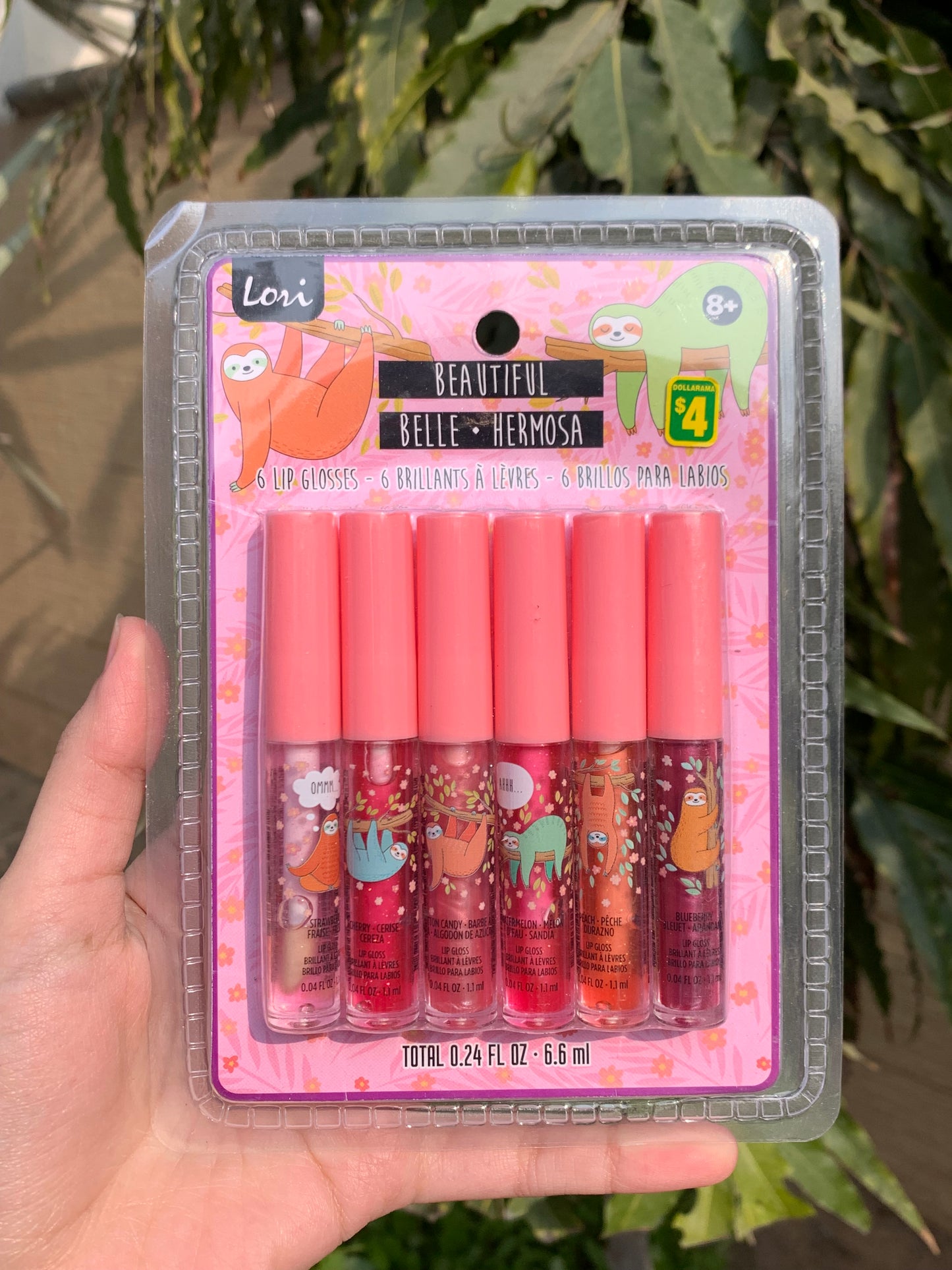 Pack of 6 lipgloss (all tinted)