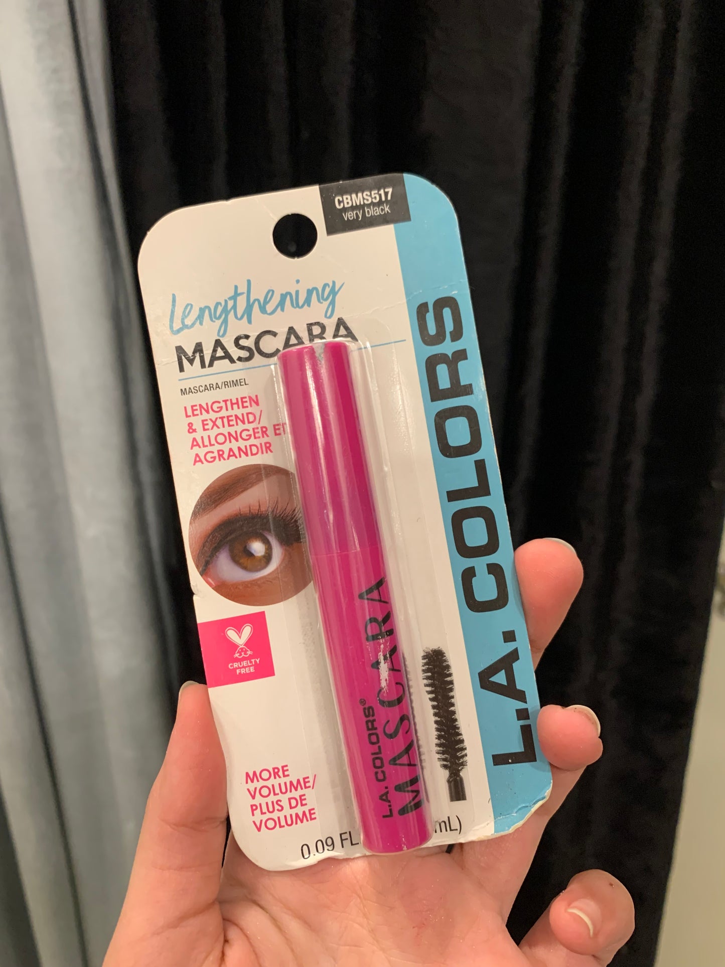 La color lengthening mascara