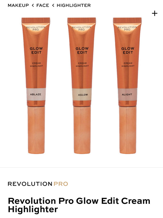 Revolution pro glow edit cream highlighter