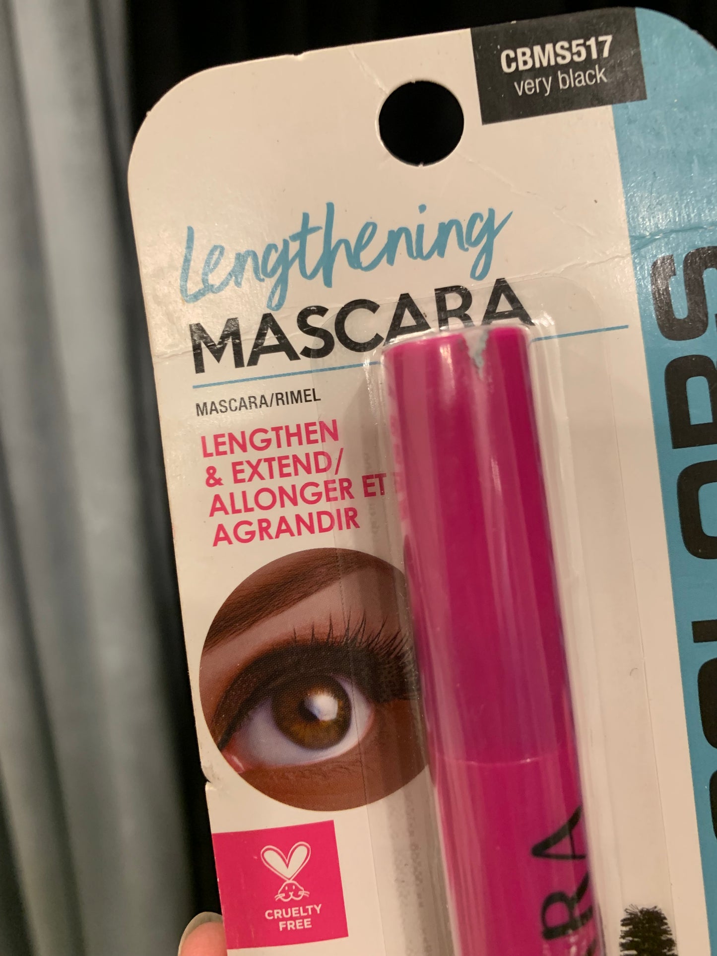 La color lengthening mascara