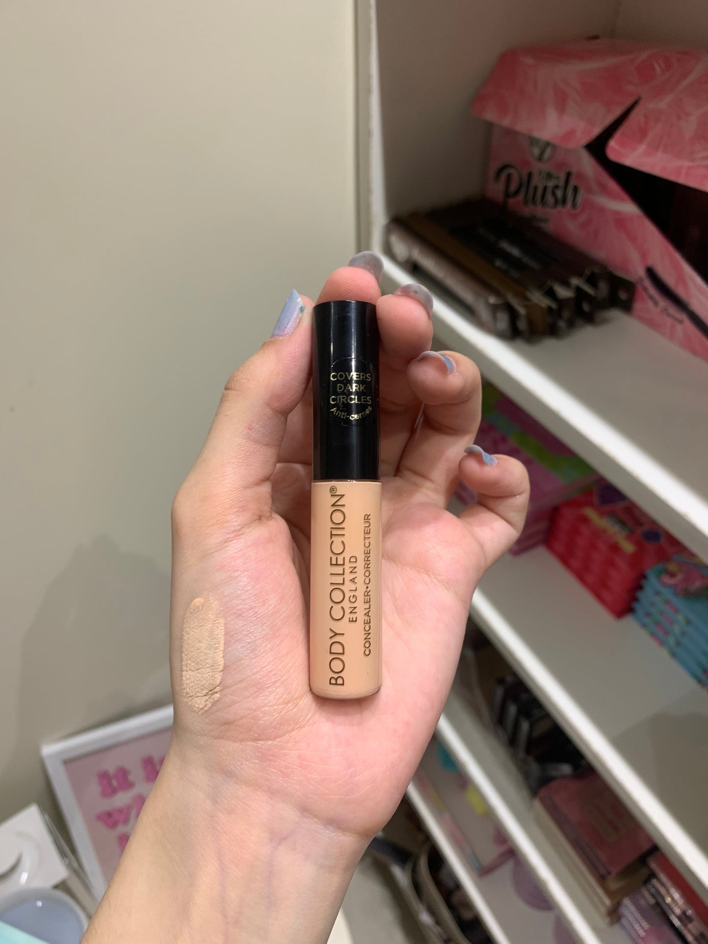 Body collection concealer