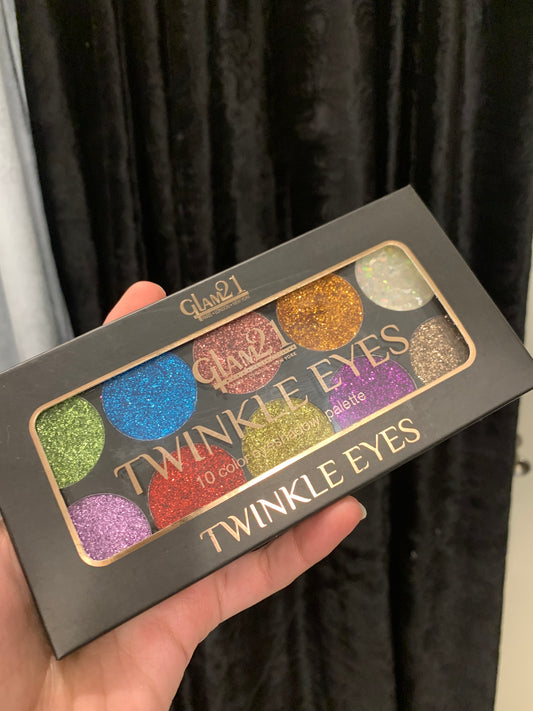 Glam 21 glitter eyeshadow palette